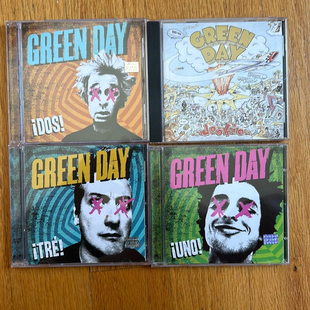 4 Greenday CDs